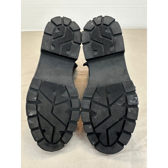 Madden Girl Gwinn Black Combat Boots Lace Up With Side Zipper Size 6.5 M - Picture 13 of 13